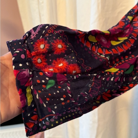 Lilly Pulitzer Sz L Providence Top in Garden Menagerie Long Sleeve TOP 20" PTP - Picture 3 of 8